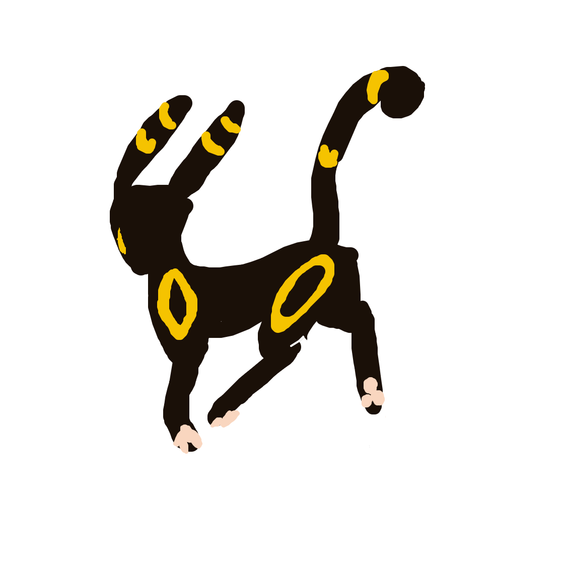 Onthecobb's drawing of Umbreon — Pokémon sketch on Sketchdex