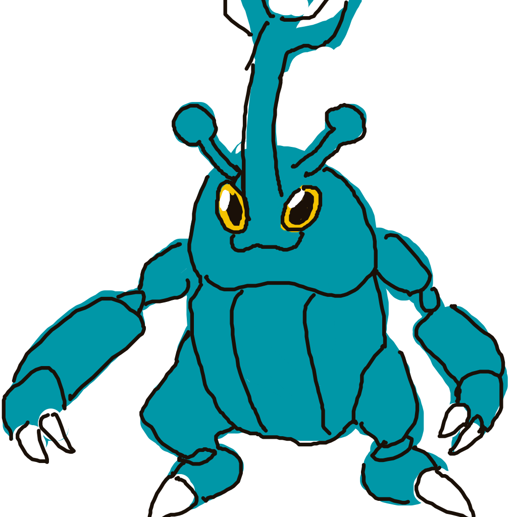 Onthecobb's drawing of Heracross — Pokémon sketch on Sketchdex