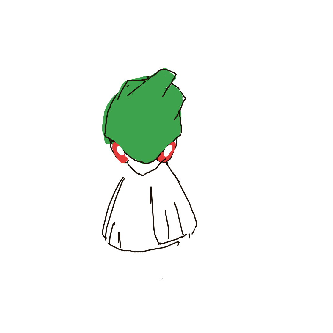 Onthecobb's drawing of Ralts — Pokémon sketch on Sketchdex