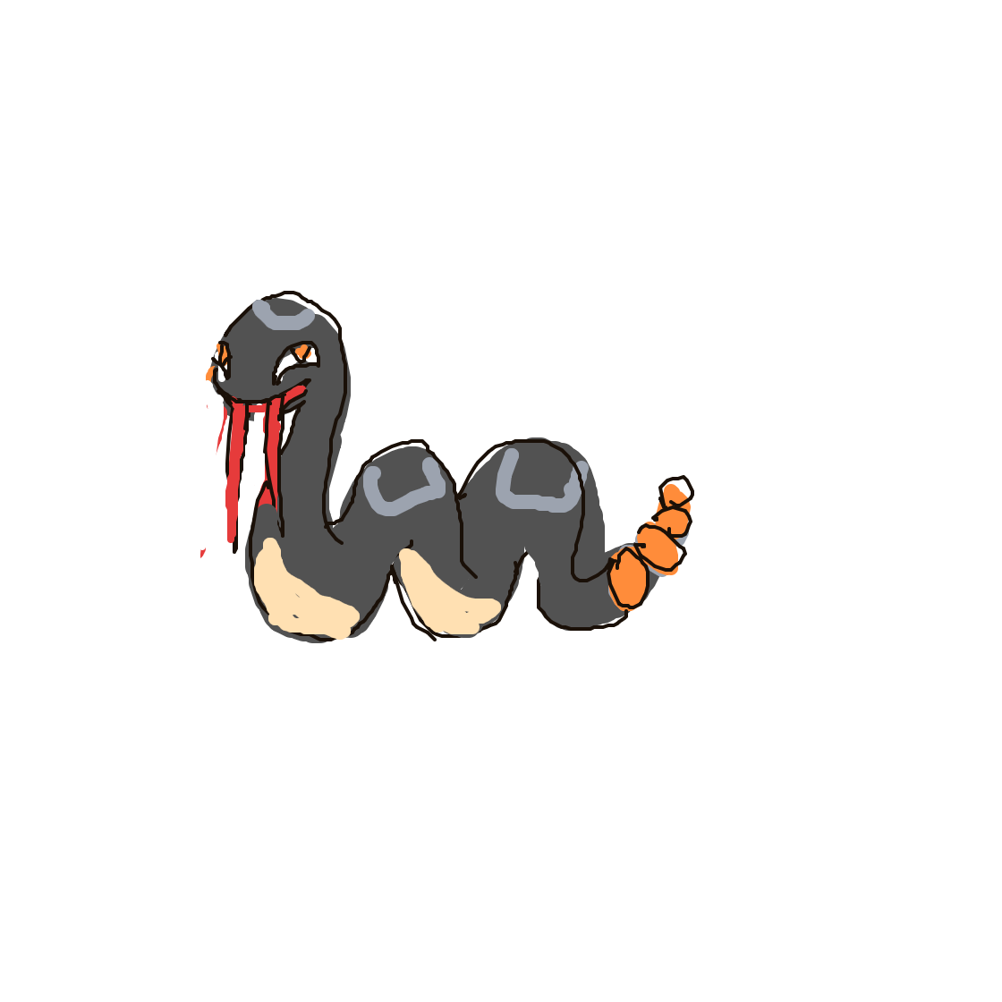 Onthecobb's drawing of Seviper — Pokémon sketch on Sketchdex