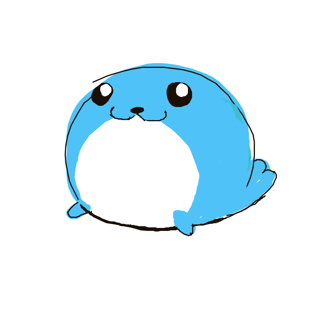 Onthecobb's drawing of Spheal — Pokémon sketch on Sketchdex