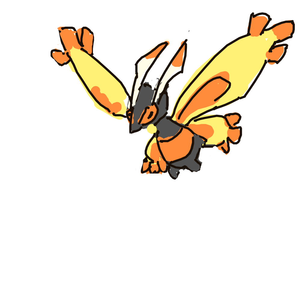 Onthecobb's drawing of Mothim — Pokémon sketch on Sketchdex