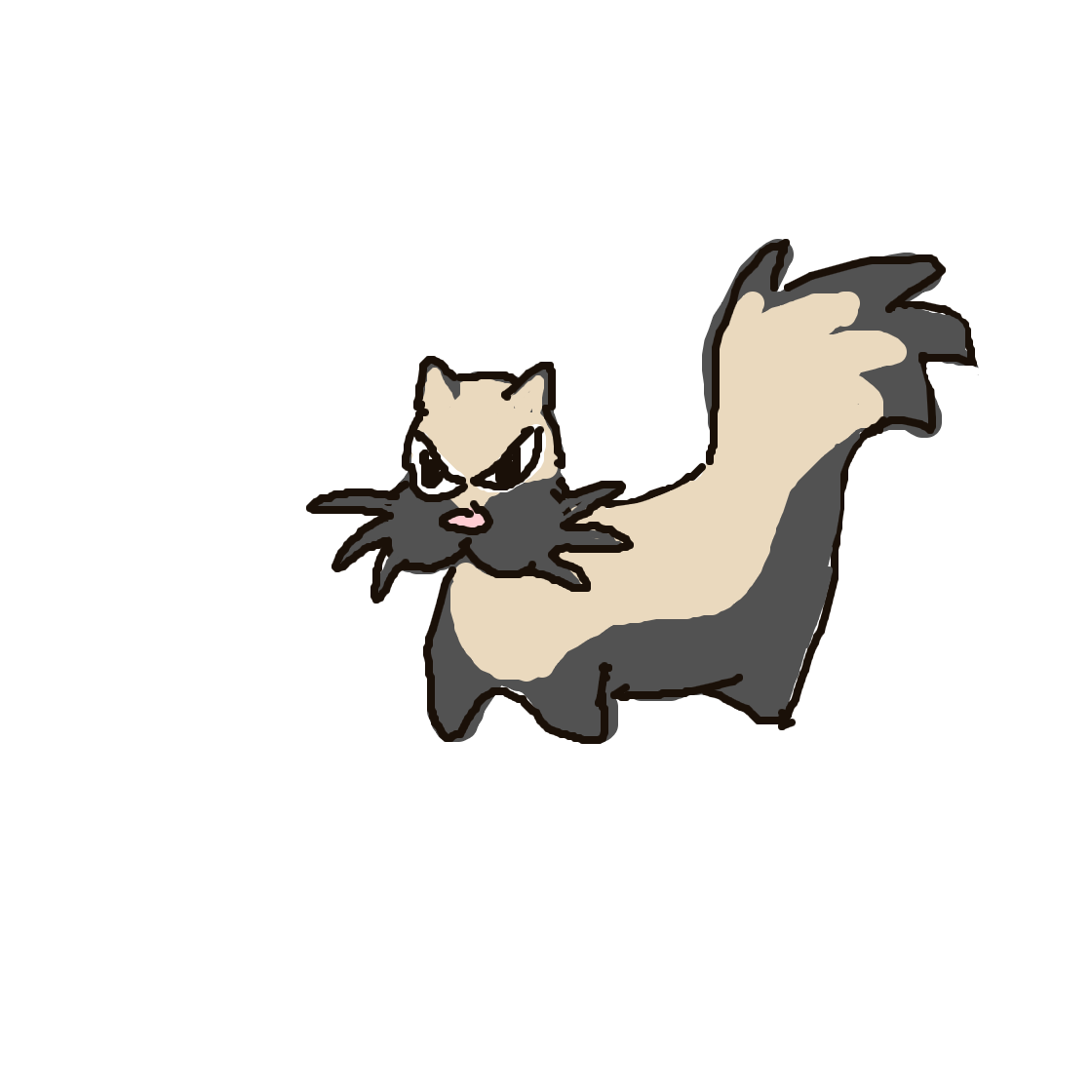 Onthecobb's drawing of Stunky — Pokémon sketch on Sketchdex