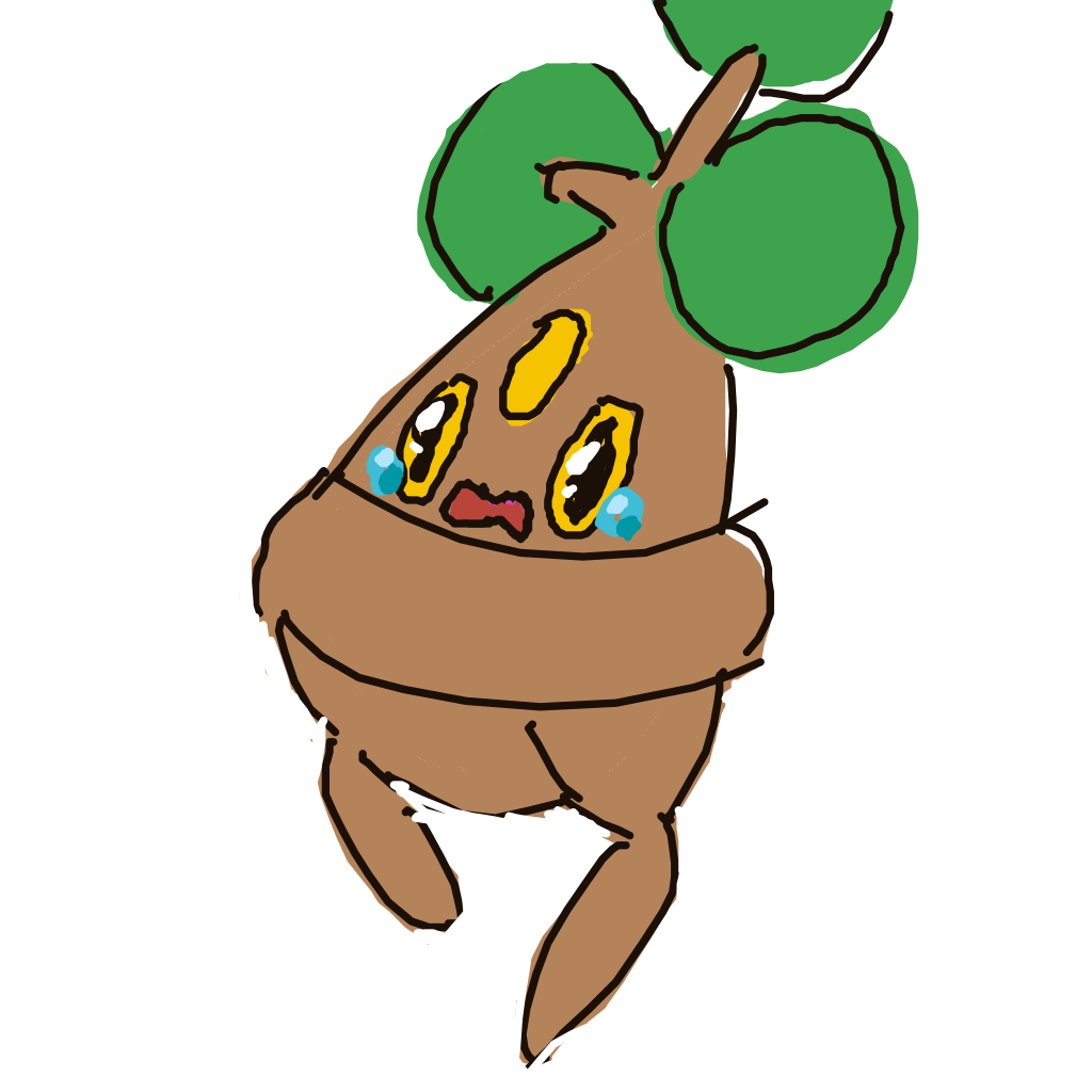 Onthecobb's drawing of Bonsly — Pokémon sketch on Sketchdex