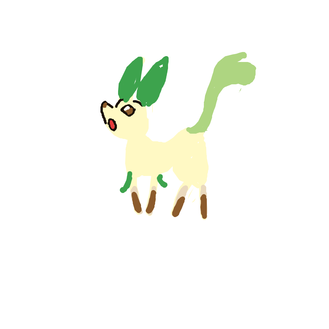 Onthecobb's drawing of Leafeon — Pokémon sketch on Sketchdex