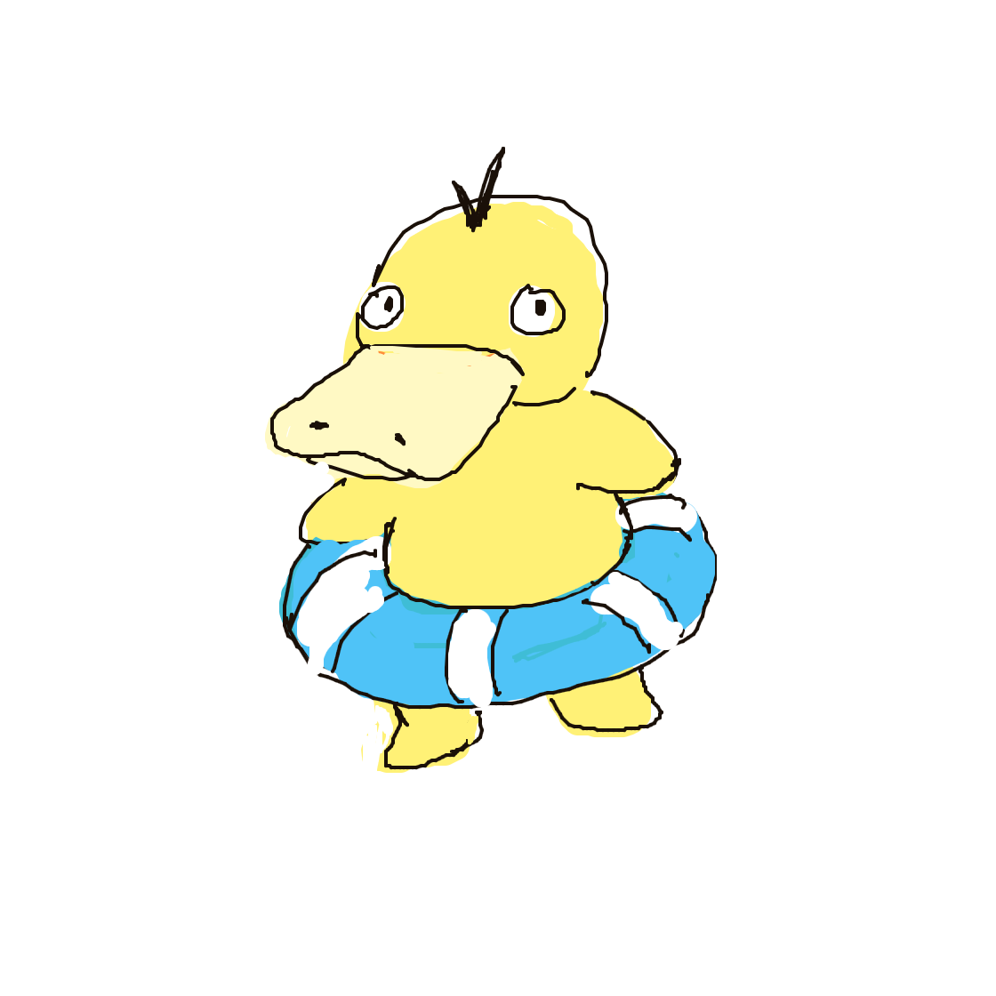 Psyduck drawing