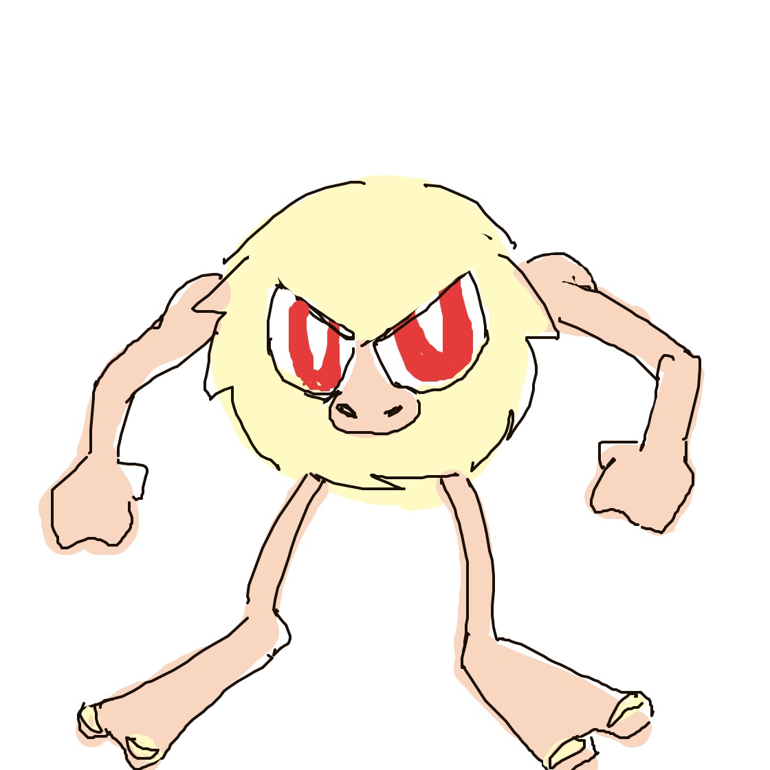 Mankey drawing