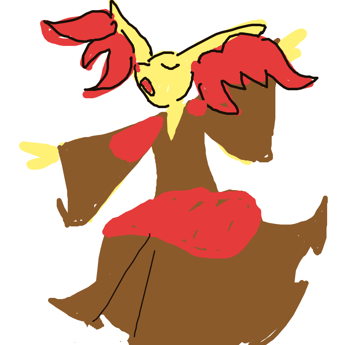 Onthecobb's drawing of Delphox — Pokémon sketch on Sketchdex