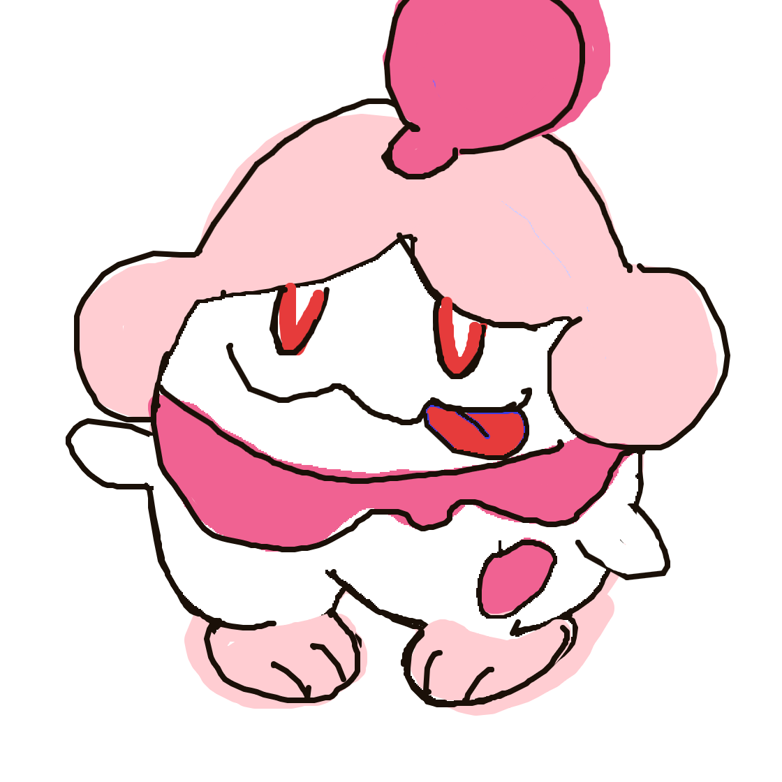 Onthecobb's drawing of Slurpuff — Pokémon sketch on Sketchdex
