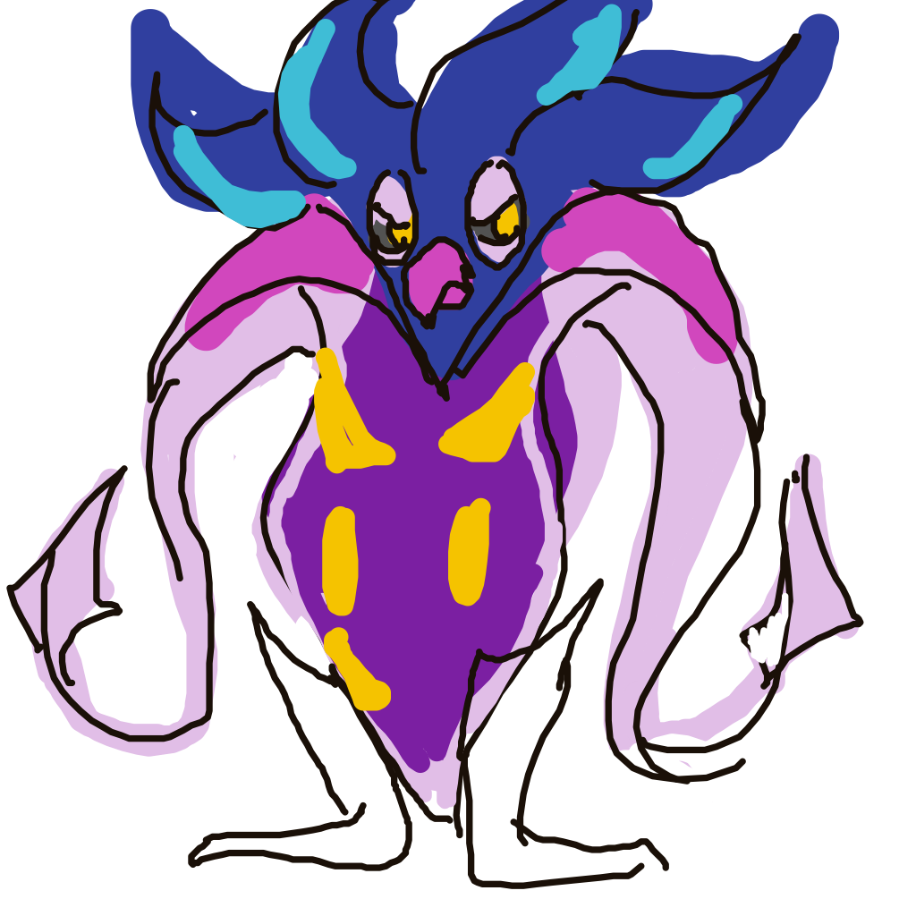 Onthecobb's drawing of Malamar — Pokémon sketch on Sketchdex
