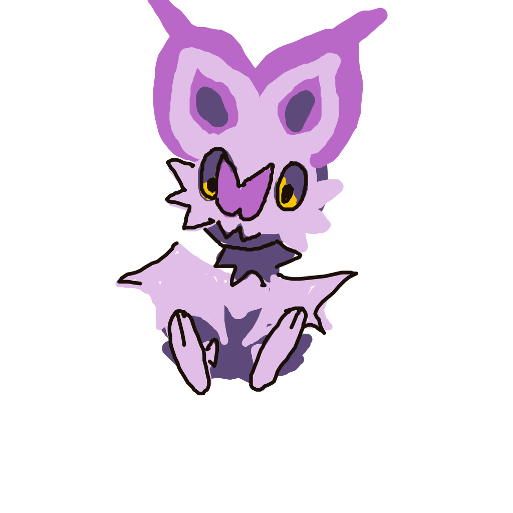 Onthecobb's drawing of Noibat — best Pokémon fan art on Sketchdex