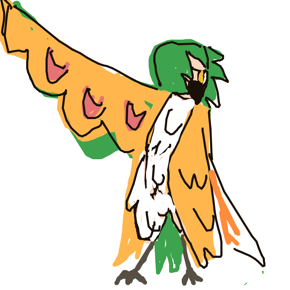 Onthecobb's drawing of Decidueye — Pokémon sketch on Sketchdex