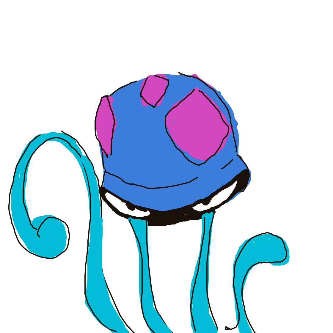 Tentacool drawing