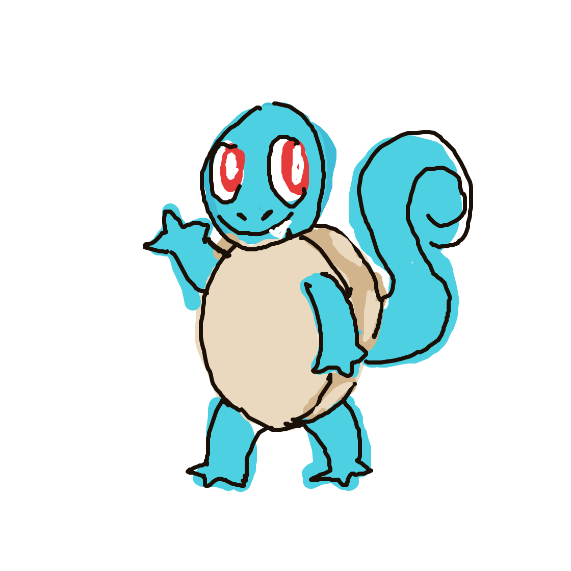 Squirtle drawing