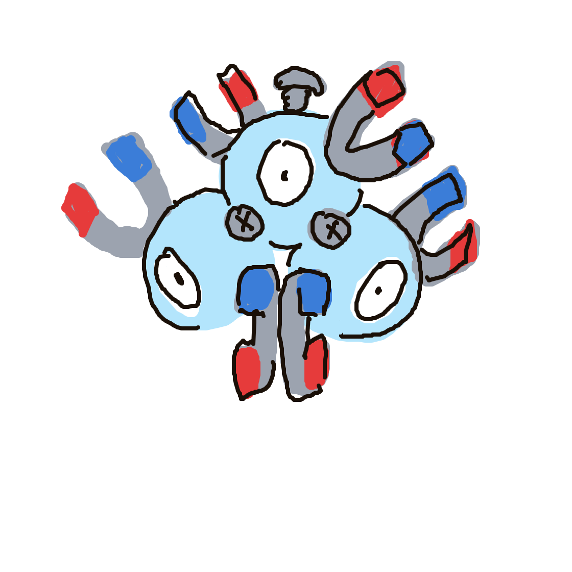 Magneton drawing
