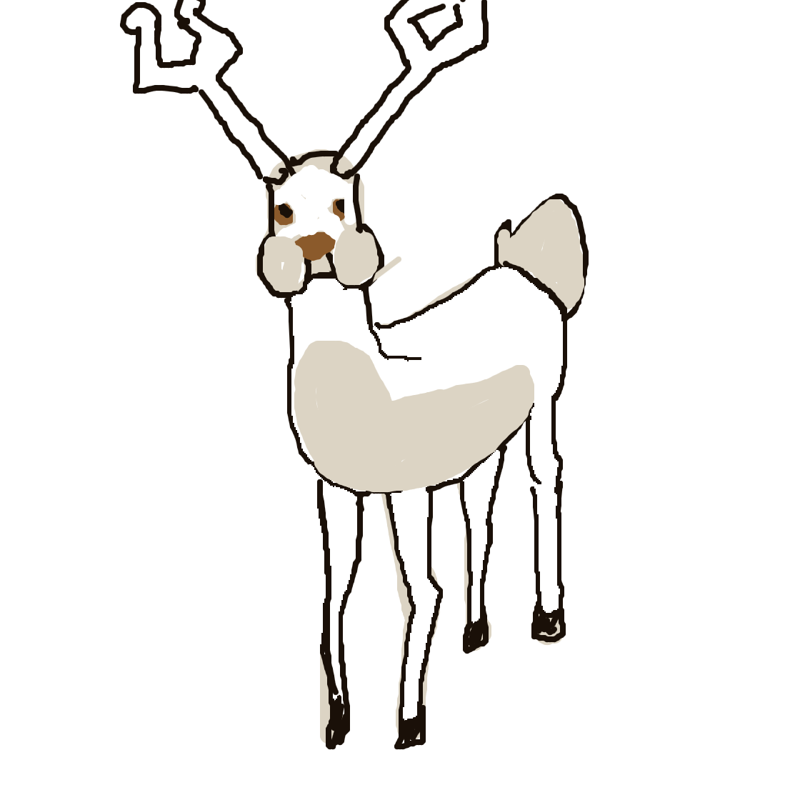 Onthecobb's drawing of Wyrdeer — Pokémon sketch on Sketchdex