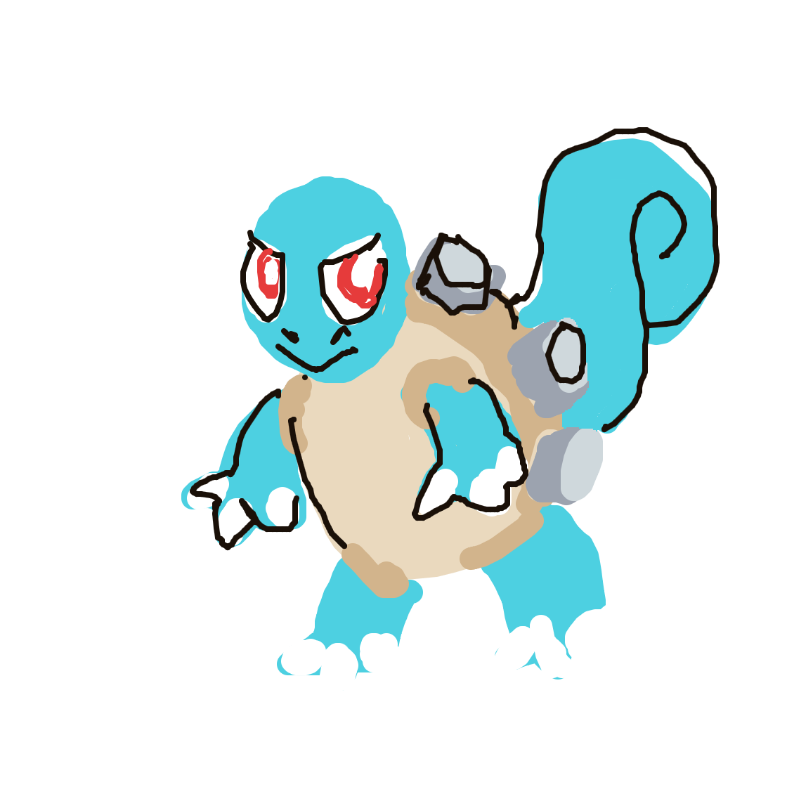 Wartortle drawing