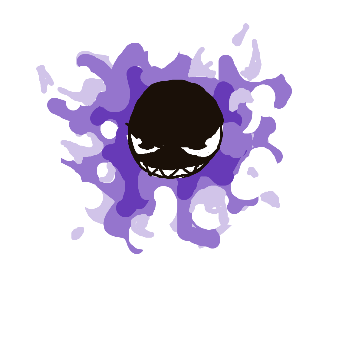 Gastly drawing