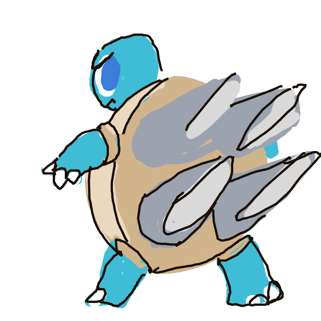 Blastoise drawing