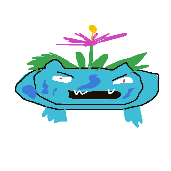 subtacts's drawing of Venusaur — Pokémon sketch on Sketchdex