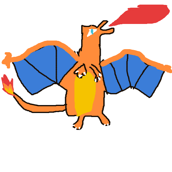 subtacts's drawing of Charizard — Pokémon sketch on Sketchdex