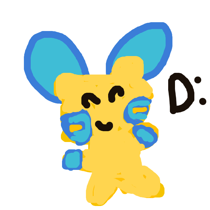 Sky's drawing of Minun — Pokémon sketch on Sketchdex
