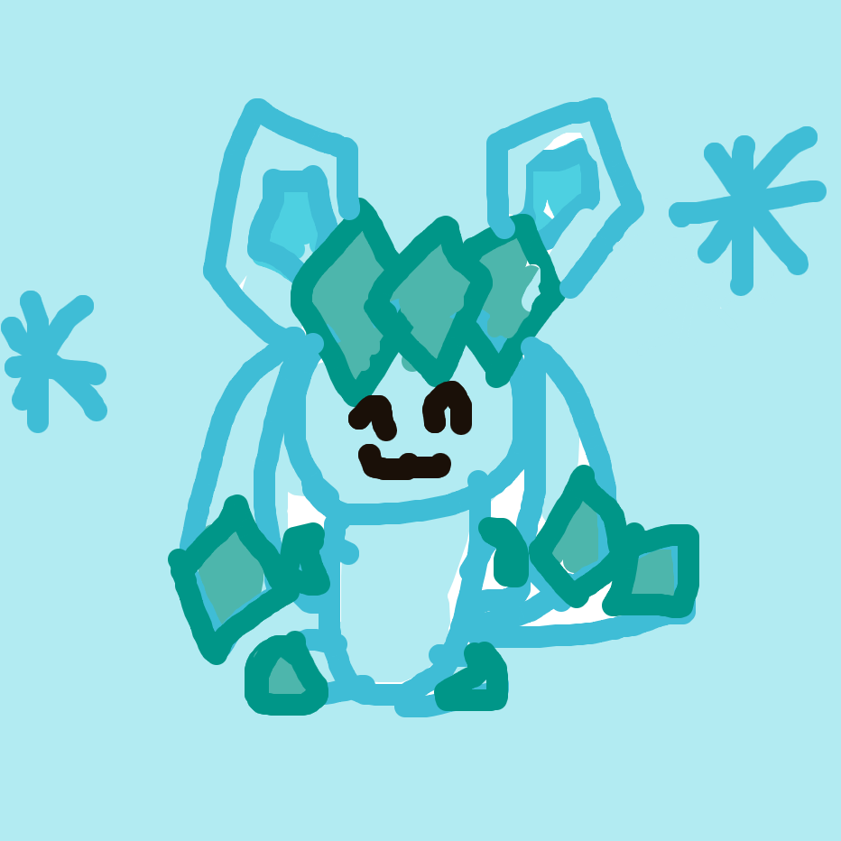Sky's drawing of Glaceon — Pokémon sketch on Sketchdex