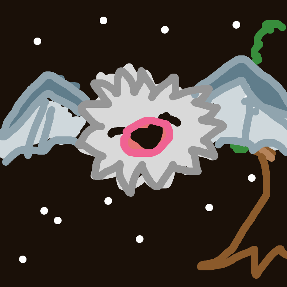 Sky's drawing of Woobat — Pokémon sketch on Sketchdex