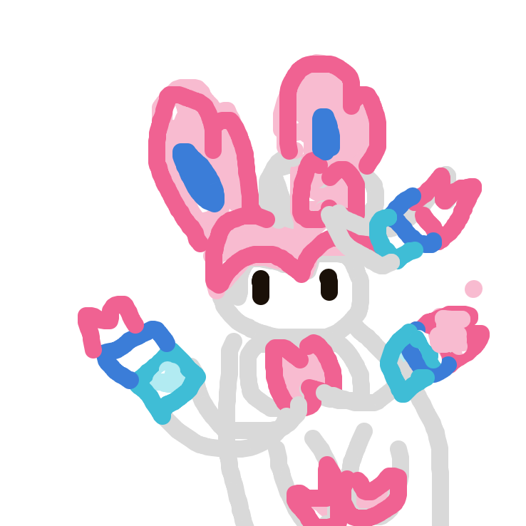 Sky's drawing of Sylveon — Pokémon sketch on Sketchdex