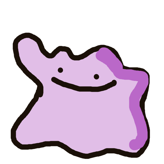 LegendaryRapidash76's drawing of Ditto — Pokémon sketch on Sketchdex