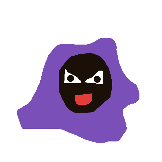 Gastly drawing