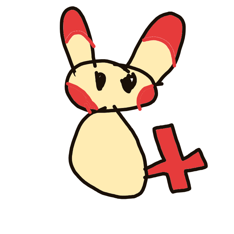 CosmicSnorlax987's drawing of Plusle — best Pokémon fan art on Sketchdex