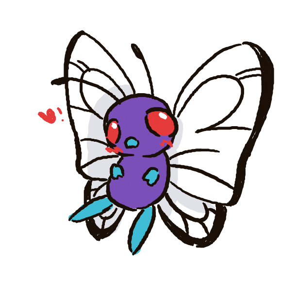 lurantis4ever's drawing of Butterfree — Pokémon sketch on Sketchdex