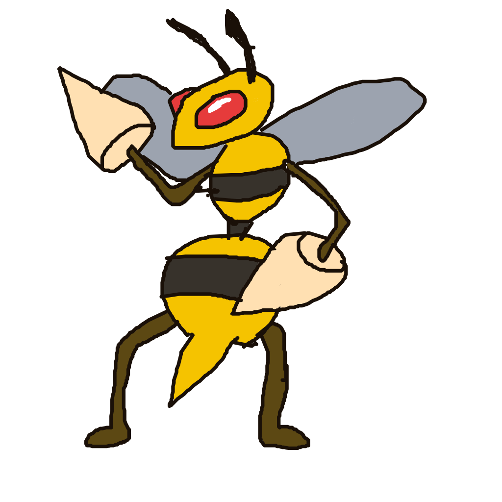 LunarDodrio187's drawing of Beedrill — Pokémon sketch on Sketchdex