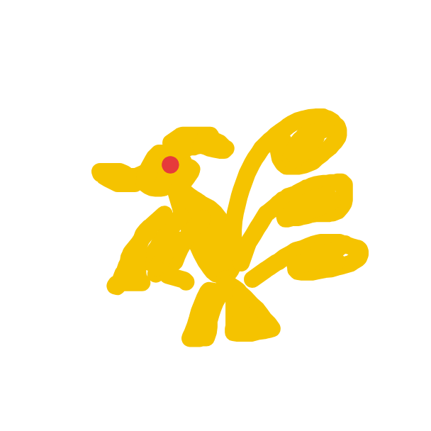 Ninetales drawing