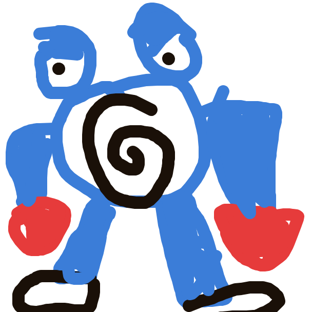 Poliwrath drawing