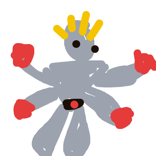 Machamp drawing