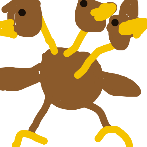 Dodrio drawing