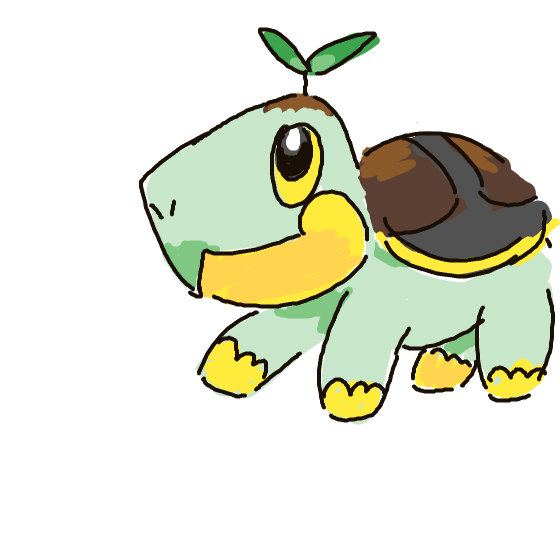 NeonTangela533's drawing of Turtwig — best Pokémon fan art on Sketchdex