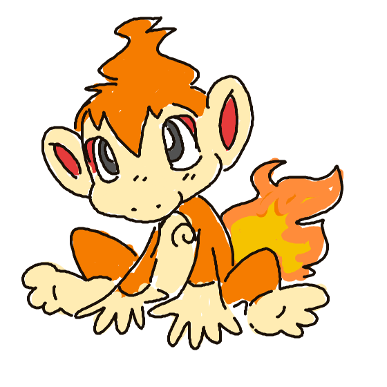 NeonTangela533's drawing of Chimchar — best Pokémon fan art on Sketchdex