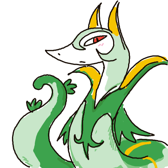 NeonTangela533's drawing of Serperior — best Pokémon fan art on Sketchdex