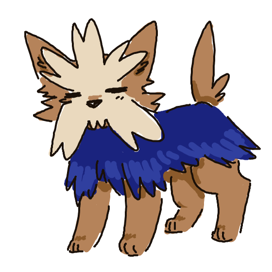NeonTangela533's drawing of Herdier — Pokémon sketch on Sketchdex
