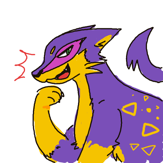 NeonTangela533's drawing of Liepard — Pokémon sketch on Sketchdex