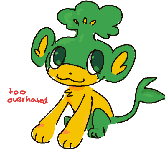 NeonTangela533's drawing of Pansage — best Pokémon fan art on Sketchdex