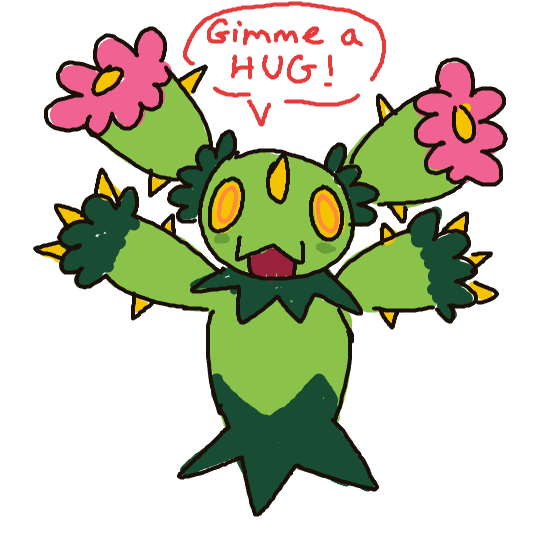 NeonTangela533's drawing of Maractus — Pokémon sketch on Sketchdex