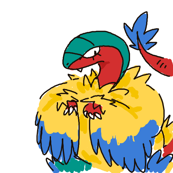 NeonTangela533's drawing of Archeops — Pokémon sketch on Sketchdex