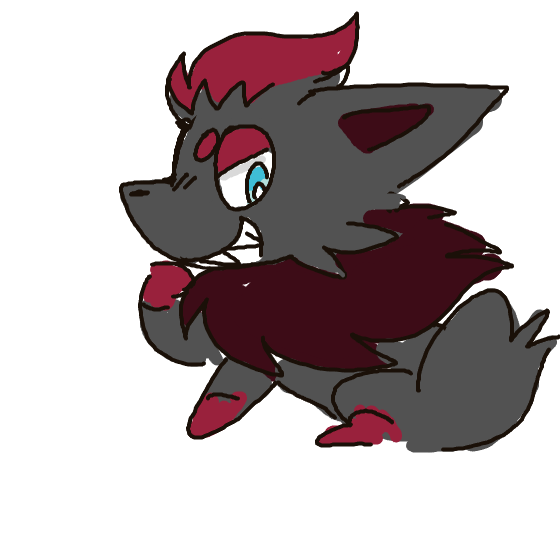NeonTangela533's drawing of Zorua — Pokémon sketch on Sketchdex