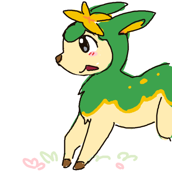 NeonTangela533's drawing of Deerling — Pokémon sketch on Sketchdex