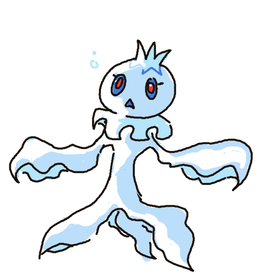 NeonTangela533's drawing of Frillish — Pokémon sketch on Sketchdex