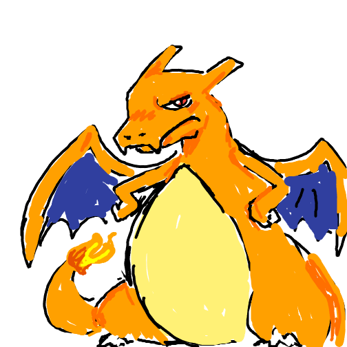 NeonTangela533's drawing of Charizard — best Pokémon fan art on Sketchdex